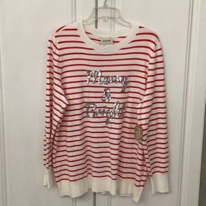 Cynthia Rowley “Merry & Bright” sweater NWT size 1X